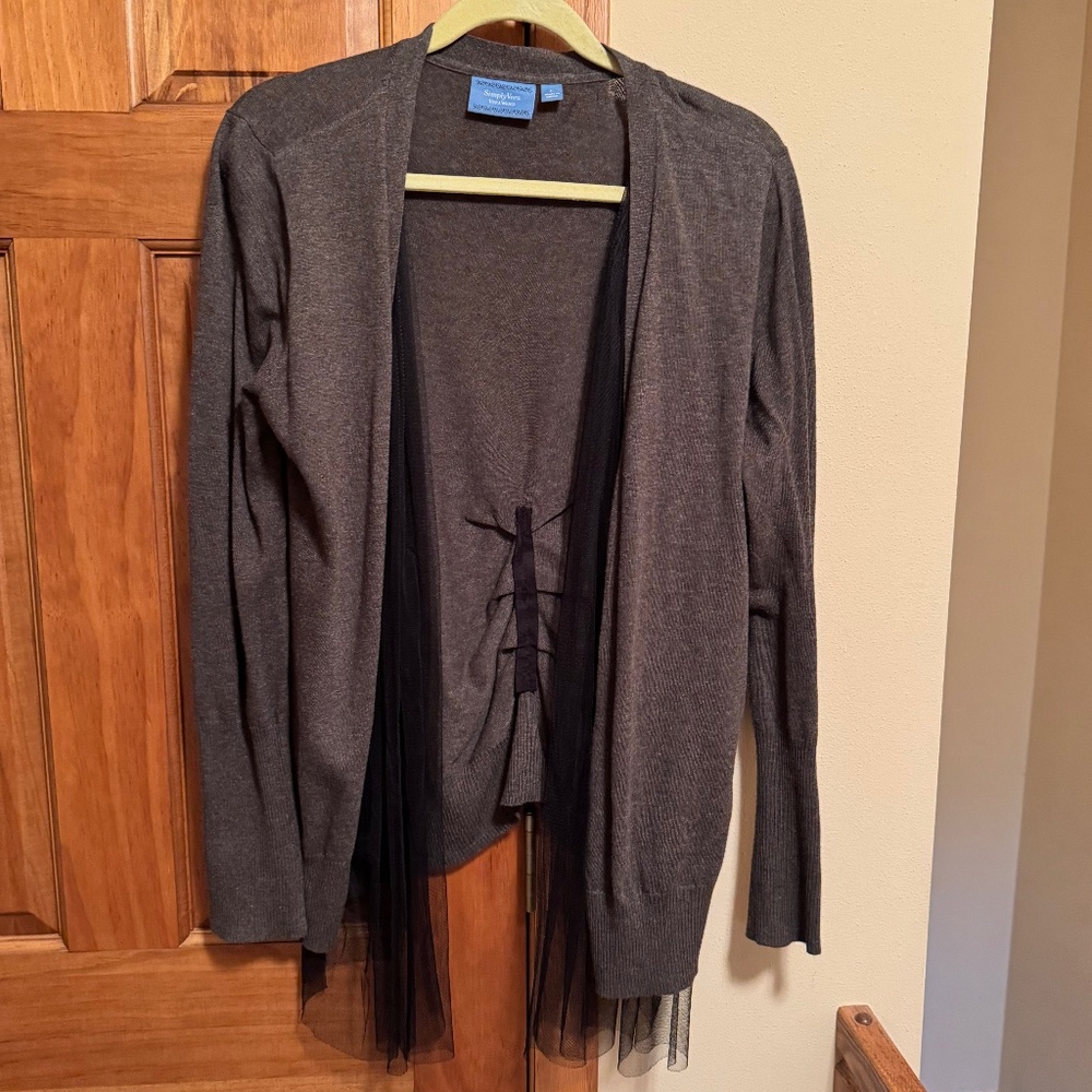 Women's Gray Sweater - Large